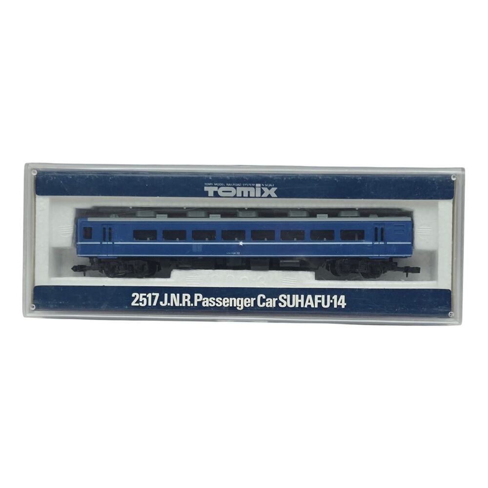 TOMIX 2517 JNR SUHAFU-14 Passenger Car Blue N Scale Model Train Japan